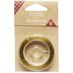 Fil en fer doré