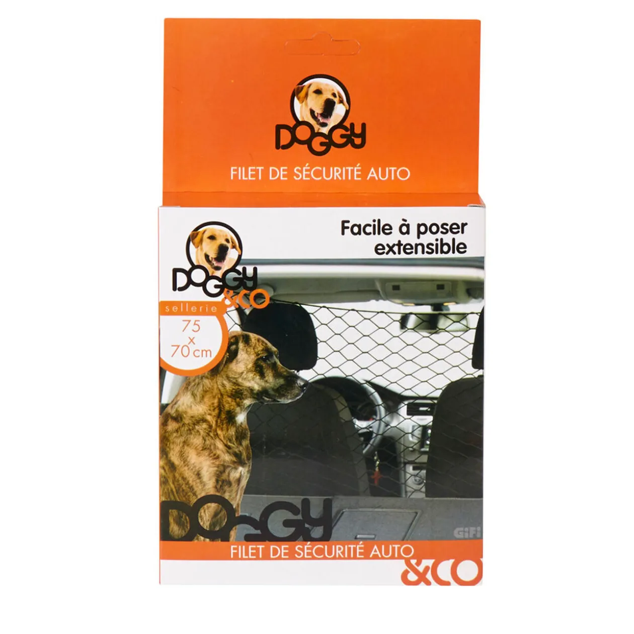 Filet de sécurité automobile pour animaux