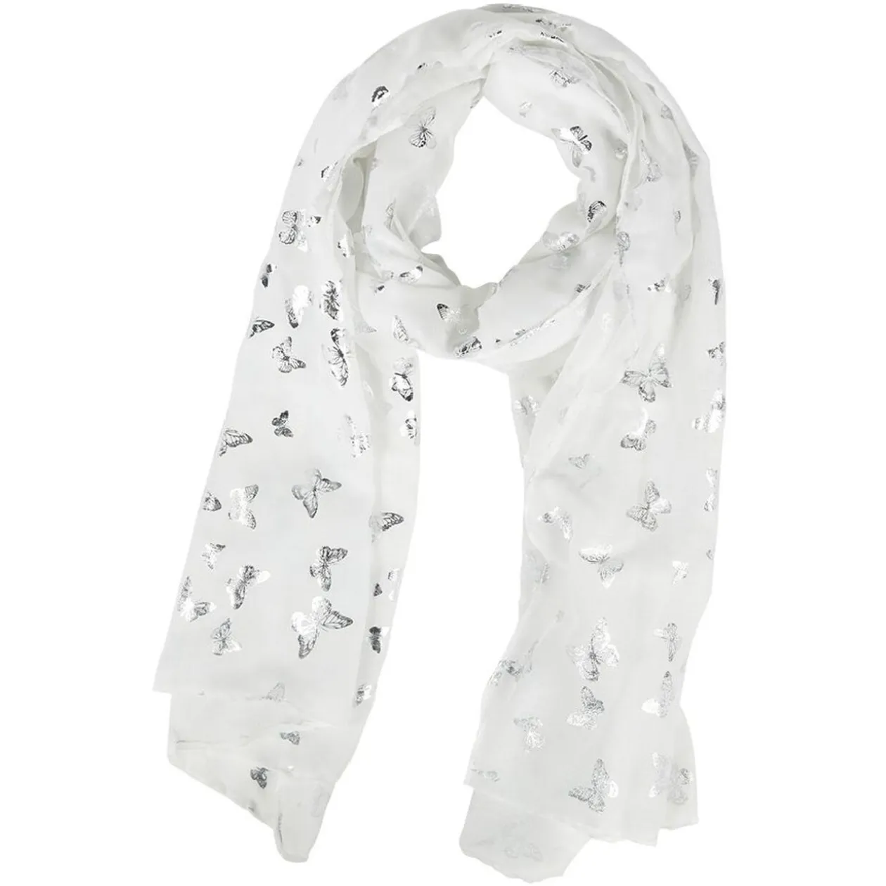 Foulard imprimé papillon