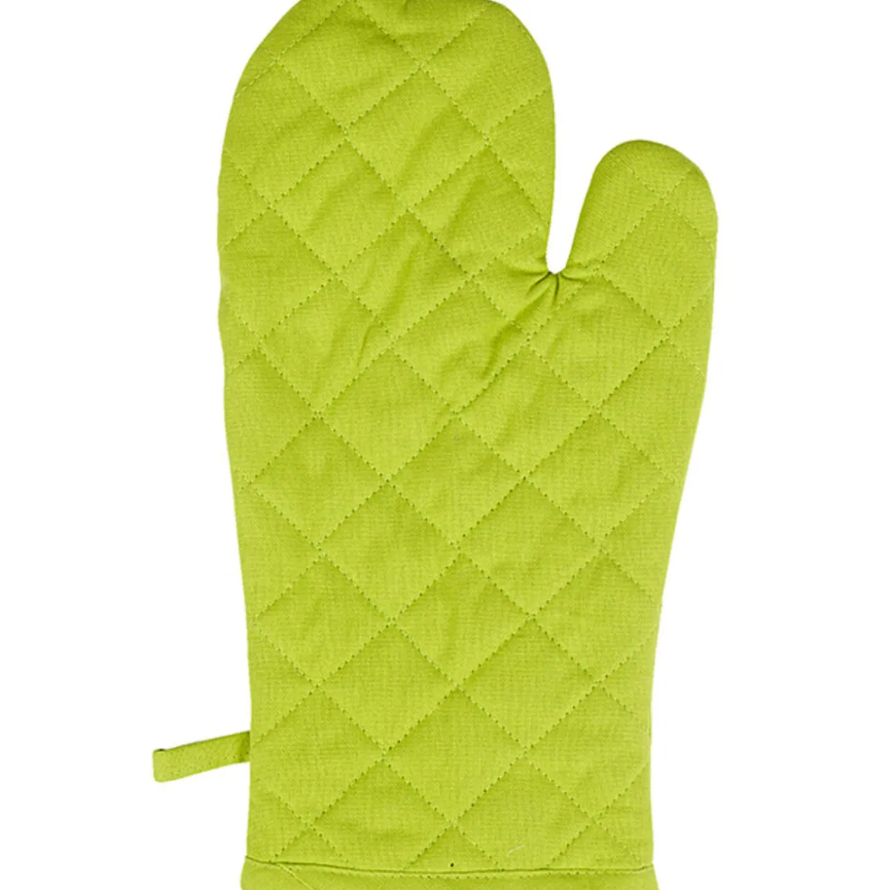 Gant de cuisine et manique vert anis