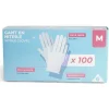 Gants en nitrile taille M x100 bleu