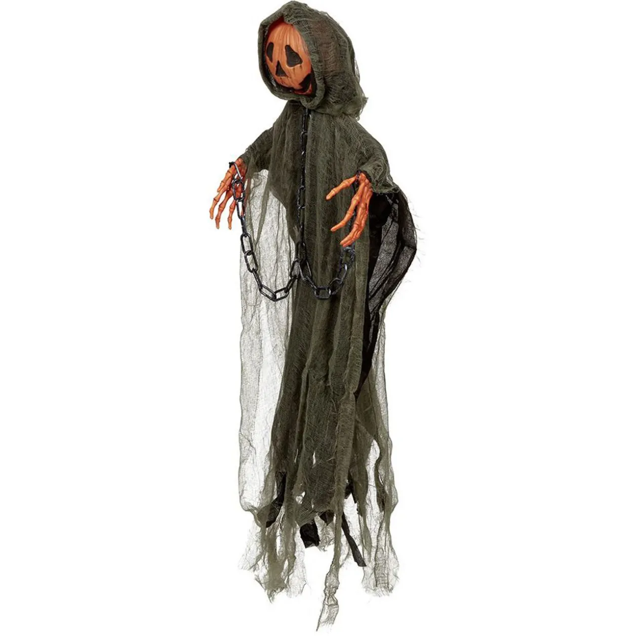 Grande citrouille en plastique à suspendre