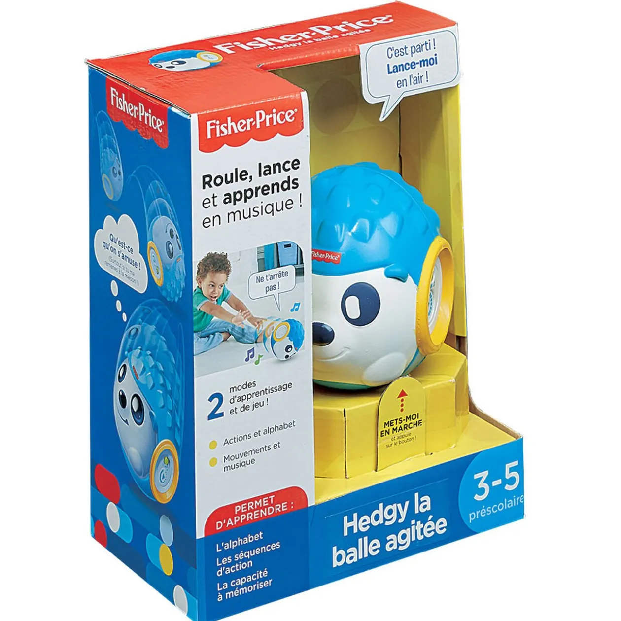 Hedgy la balle agitée Fisher Price forme hérisson
