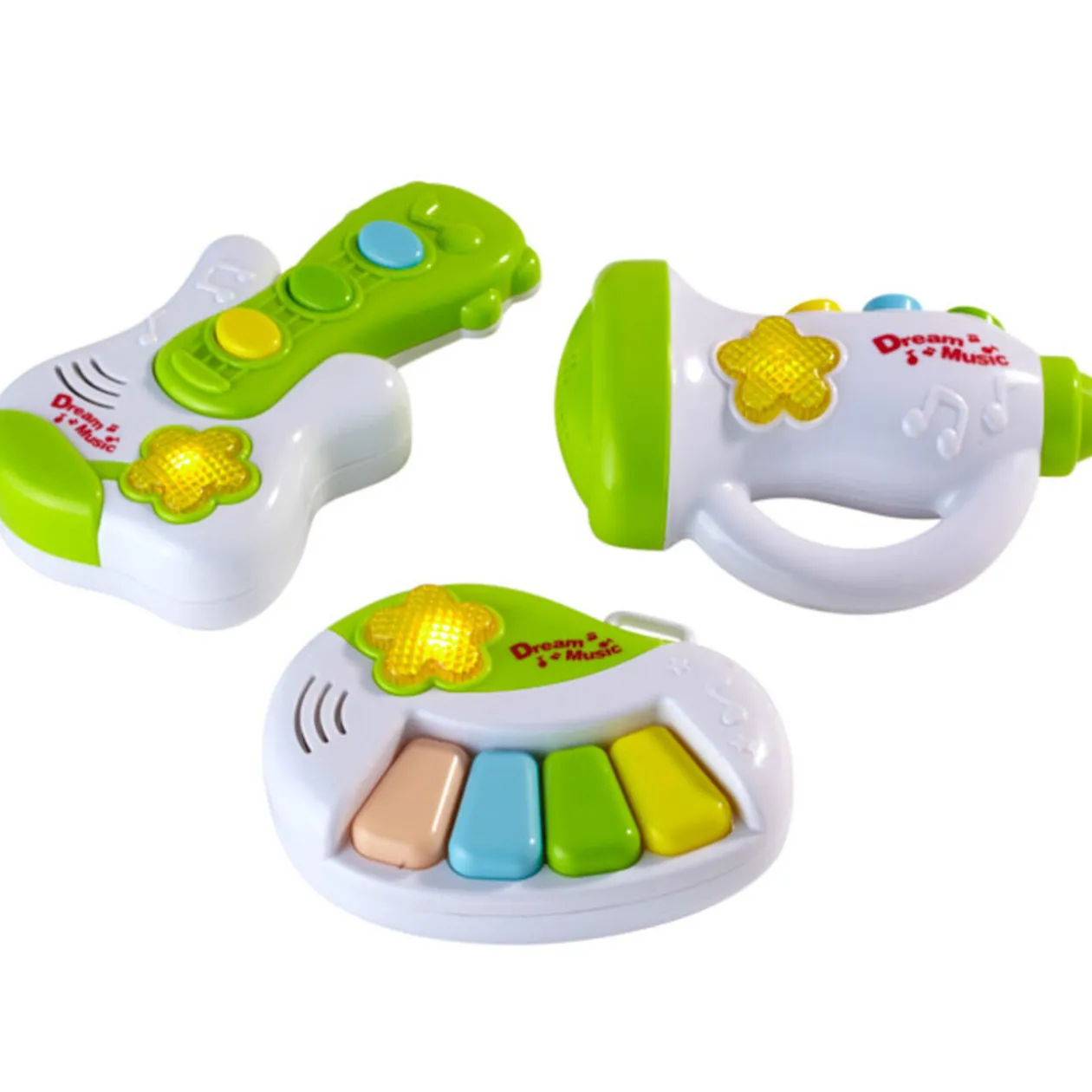 Instrument de musique bébé x3