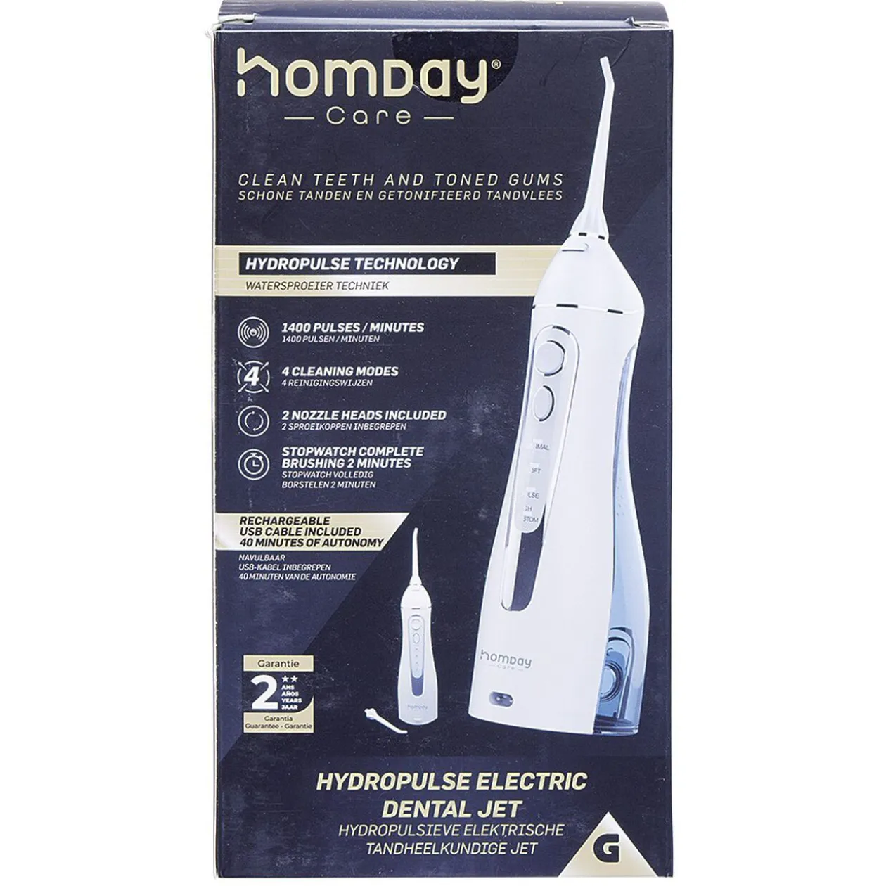 Jet dentaire électrique hydropulseur 200 ml