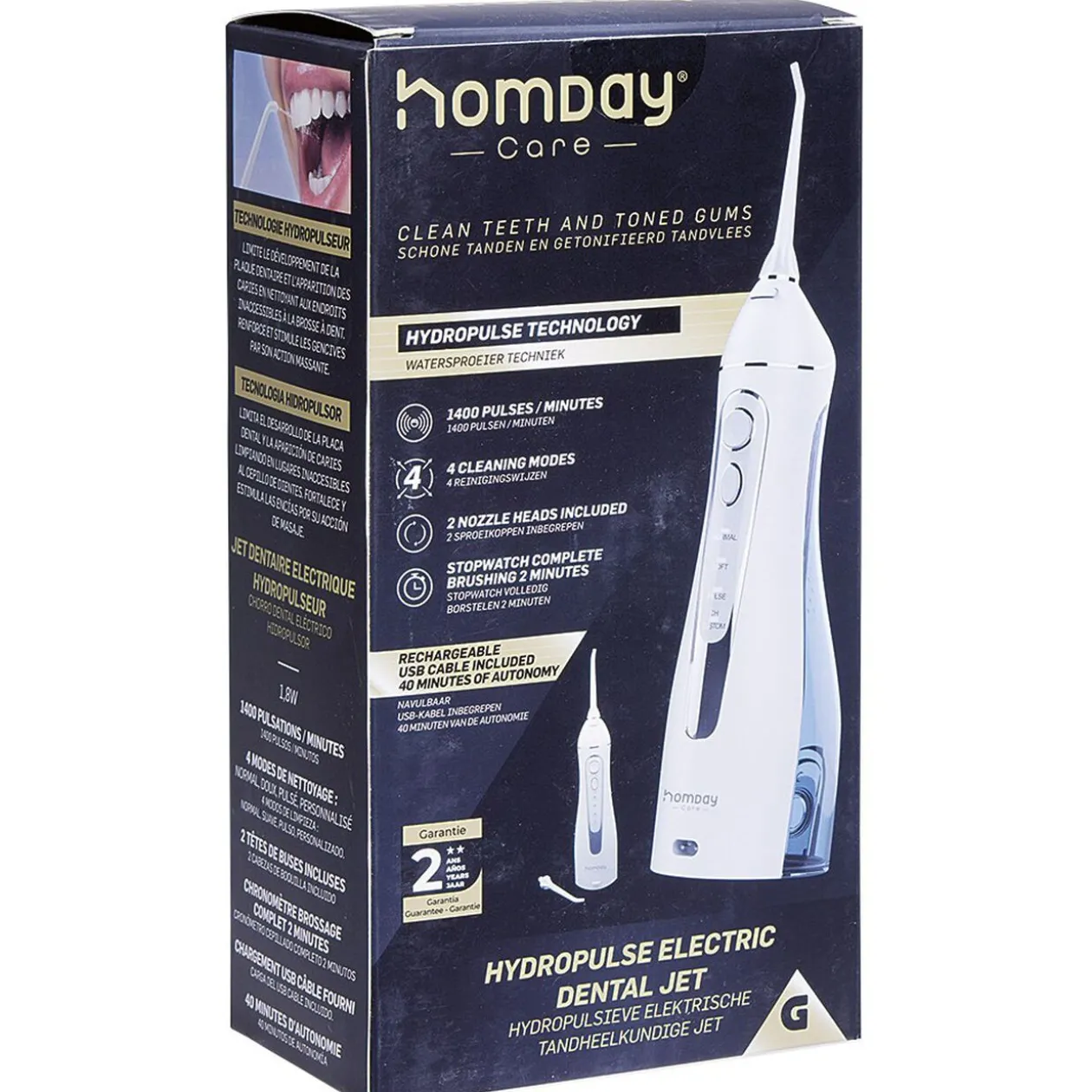 Jet dentaire électrique hydropulseur 200 ml