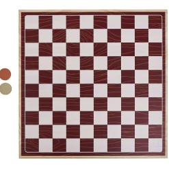 Jeu de dames en bois