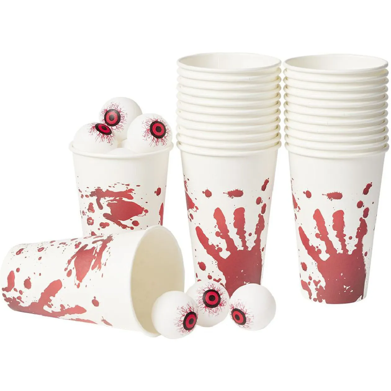 Jeu de fête beer pong Halloween