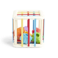 Jeu de motricité fine cube et formes 6 pièces 11x11x11cm