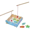 Jeu de pêche magnétique en bois