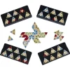 Jeu de société domino triangulaire en bois