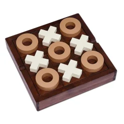 Jeu du morpion en bois