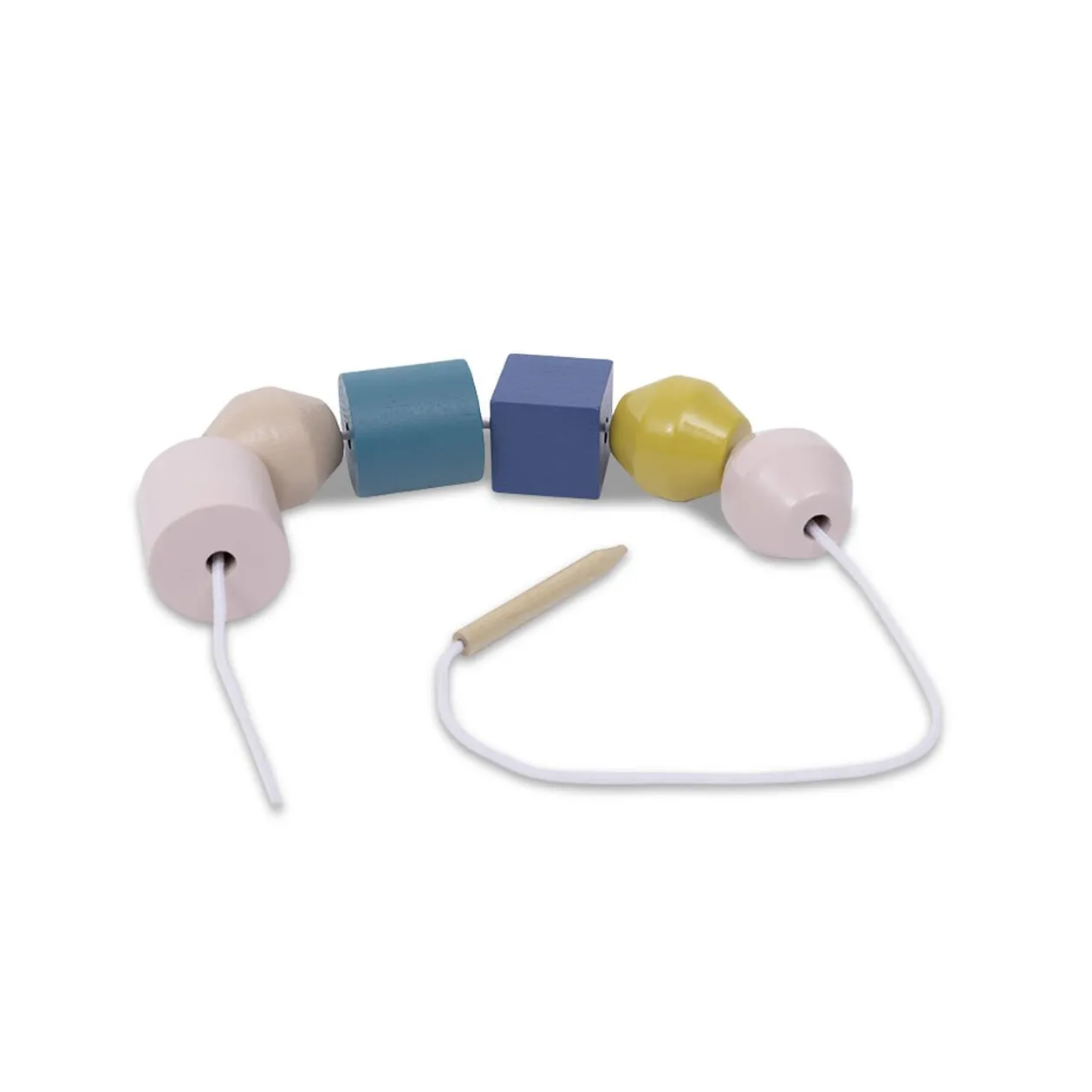 Jeu d'éveil perles à lacer en bois certifié FSC®