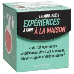 Jeu 'La mini boîte expérience à faire à la maison'
