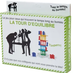 Jeu passe temps au bureau la tour d équilibre