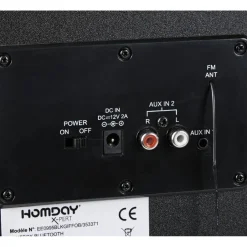 Jukebox rétro noir 30 W Homday