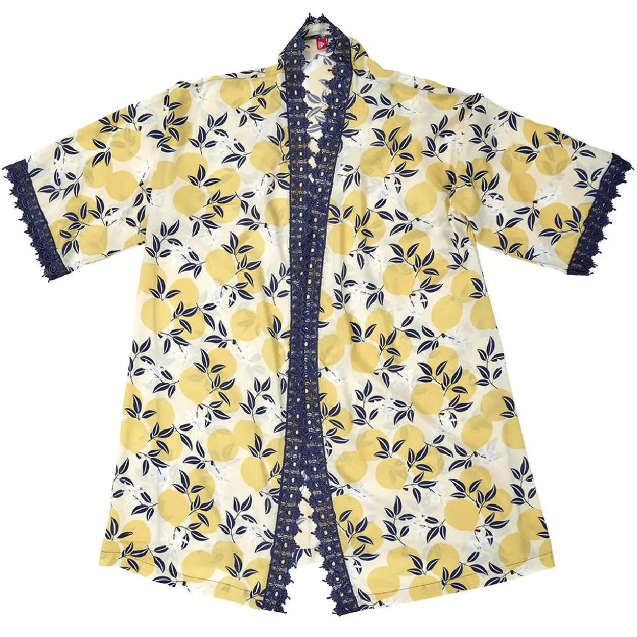 Kimono de plage imprimé estival - Taille unique