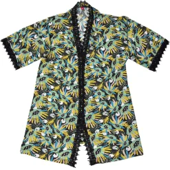 Kimono de plage imprimé estival - Taille unique