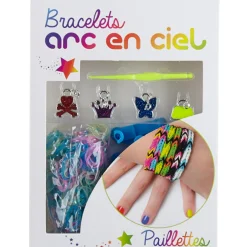 Kit bracelet Arc en ciel Paillette