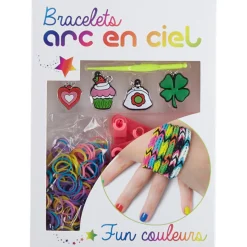 Kit bracelet Arc en ciel Fun couleurs