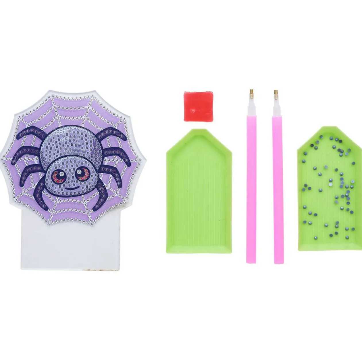 Kit décoration Halloween broderie diamant lumineux