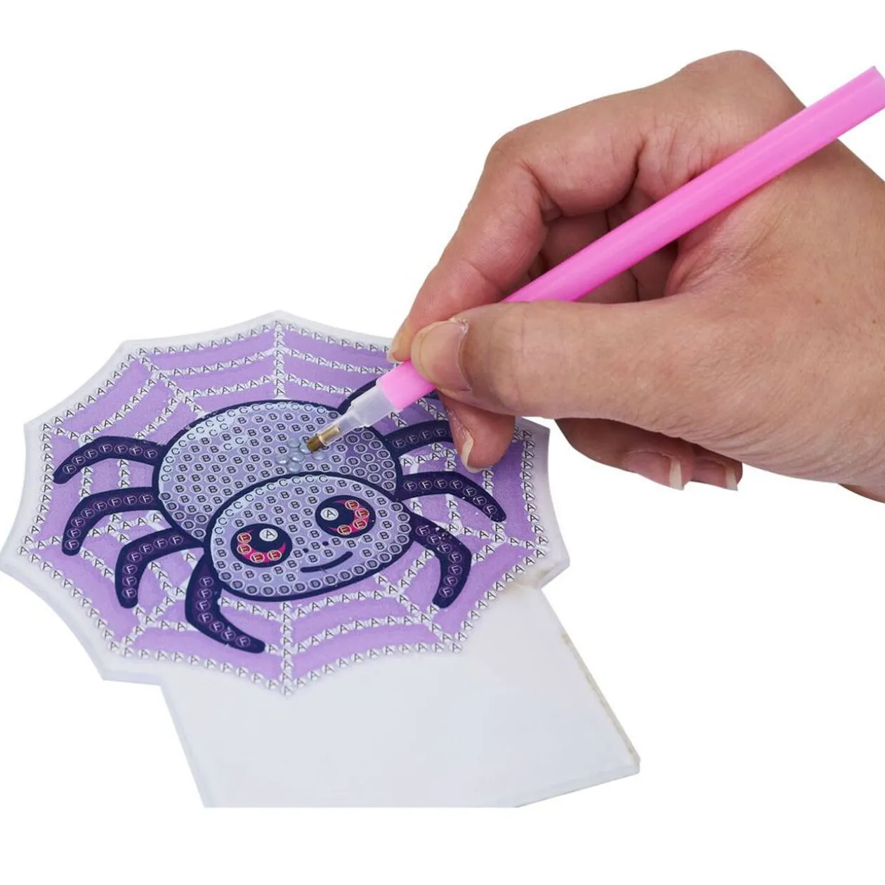 Kit décoration Halloween broderie diamant lumineux