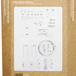 Kit de fabrication de bijoux argenté