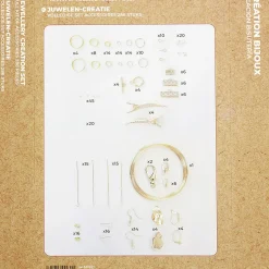 Kit de fabrication de bijoux doré