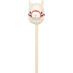 Lama à chevaucher Choux Bidou beige lanière rouge