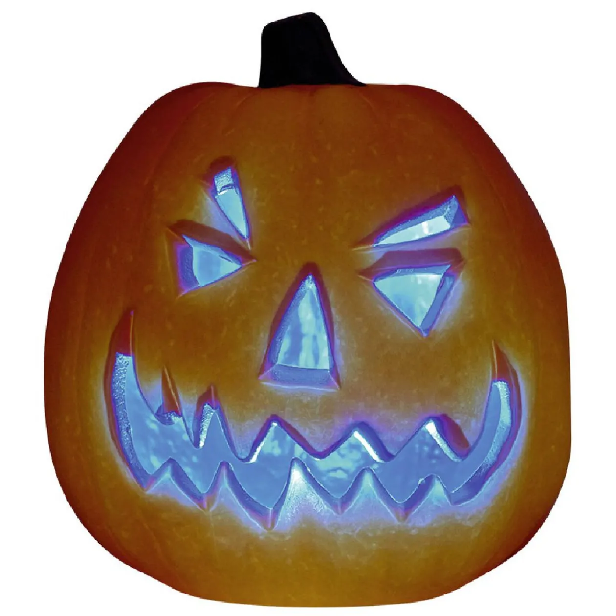 Lampe Halloween à LED forme citrouille orange à poser