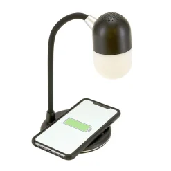 Lampe LED Homday X-Pert enceinte bluetooth et chargeur à induction