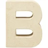 Lettre B à décorer en papier maché
