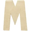 Lettre M à décorer en papier maché
