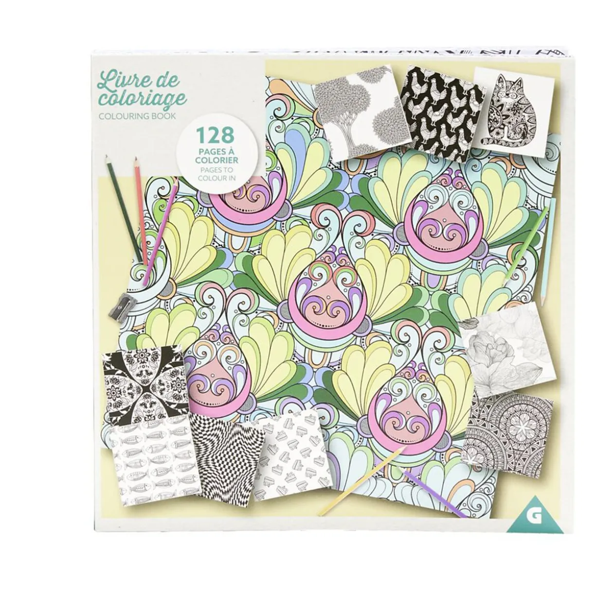 Livre de coloriage adulte 128 pages