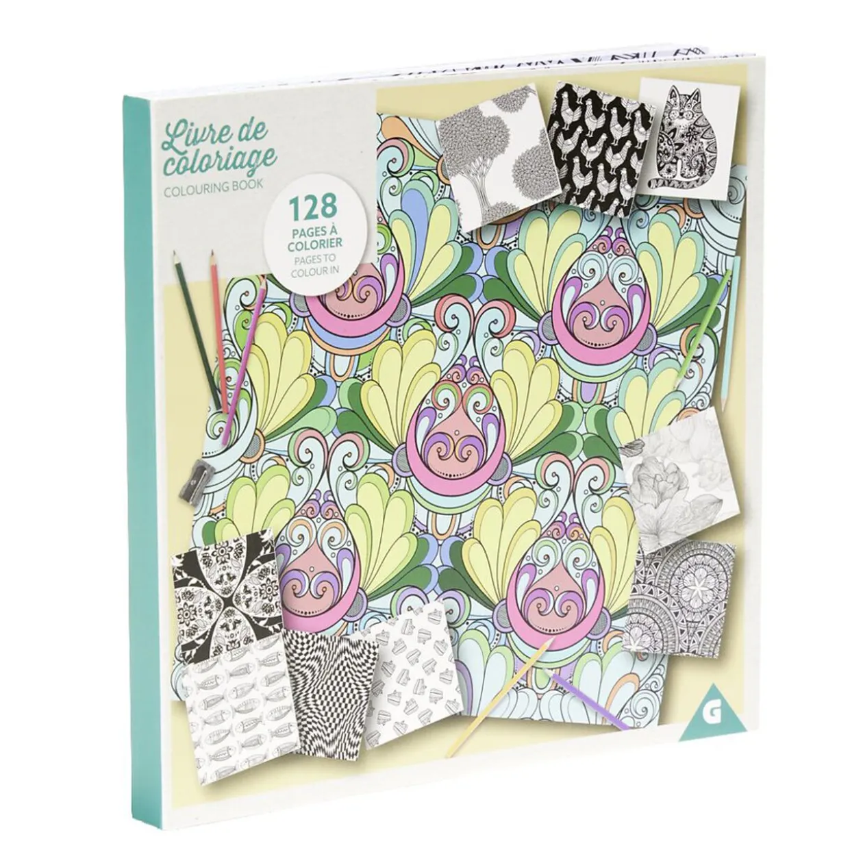 Livre de coloriage adulte 128 pages