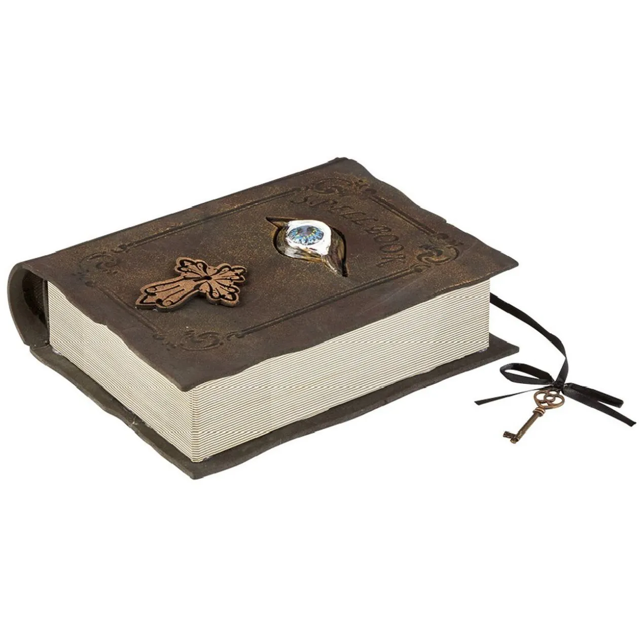 Livre de sort Halloween sonore et lumineux avec clé