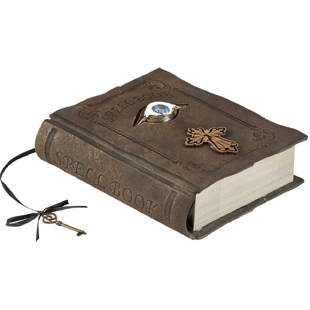 Livre de sort Halloween sonore et lumineux avec clé