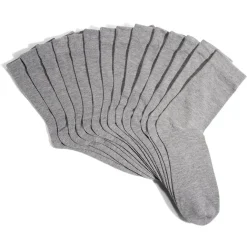 Lot 7 paires chaussettes tige longue coton et polyester - 3 coloris