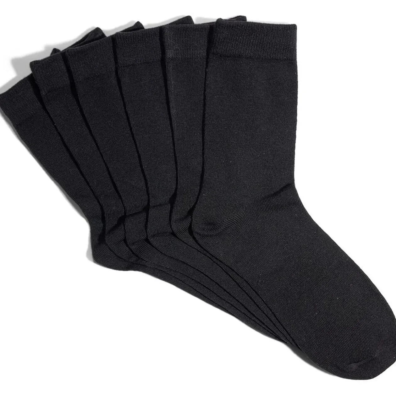 Lot 3 paires chaussettes tige longue coton et polyester - 3 coloris