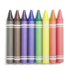 Lot de 8 crayons gras multicolore