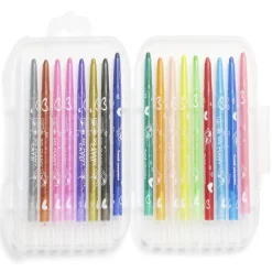 Lot de 18 crayons twistables multicolore
