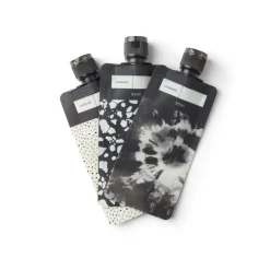 Lot de 3 flacons de voyage 24x10cm