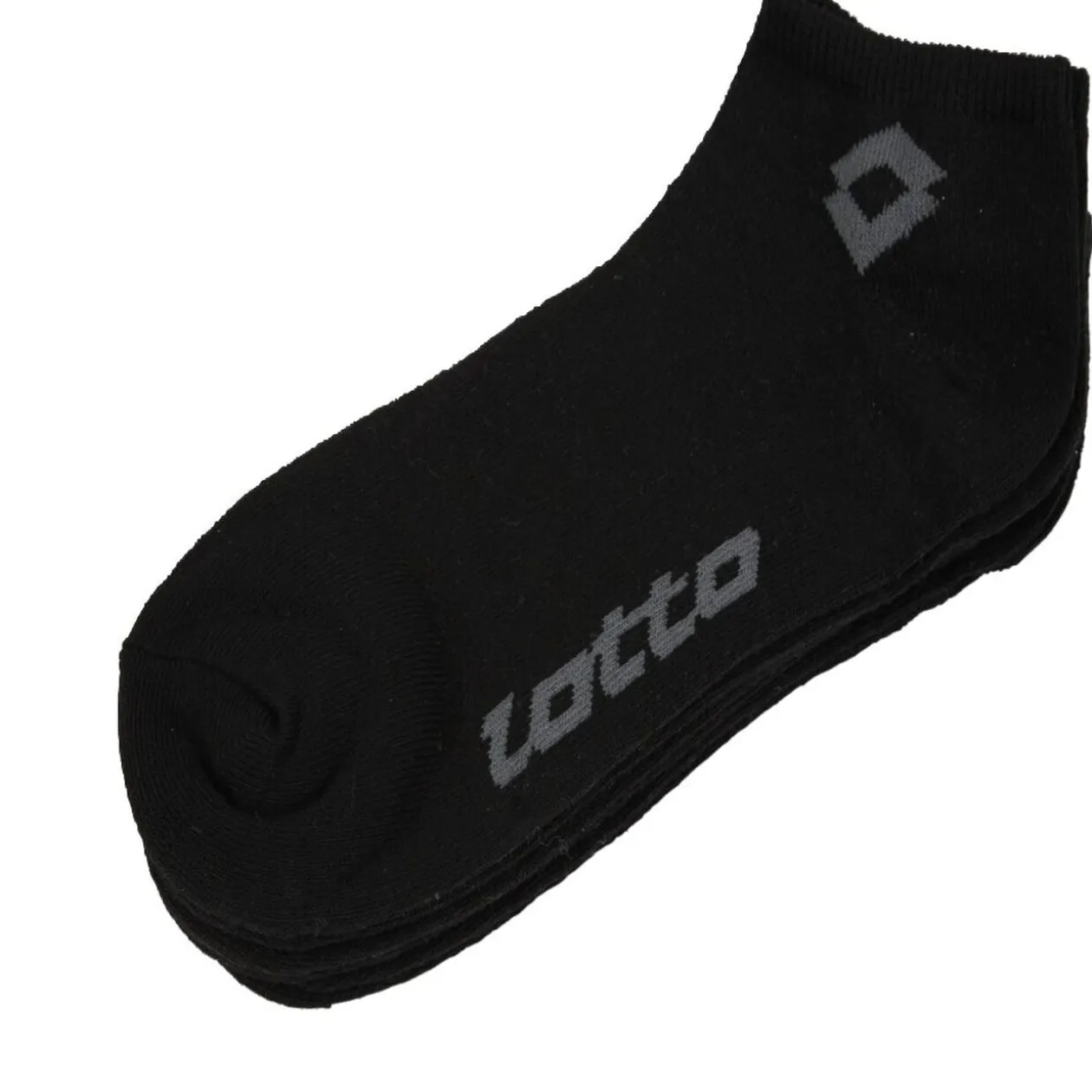 Lot de 3 paires de chaussettes LOTTO 39/42 ou 43/46 noir