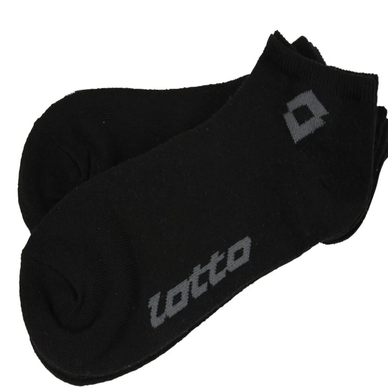 Lot de 3 paires de chaussettes LOTTO 39/42 ou 43/46 noir