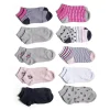 Lot de 10 paires de chaussettes pour femme T36/40 polycoton