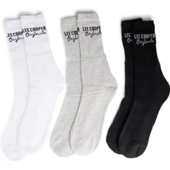 Lot de 3 paires de chaussettes Lee Cooper homme coton 43/46