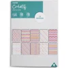Lot de 20 papiers créatifs 10 designs - 4 modèles