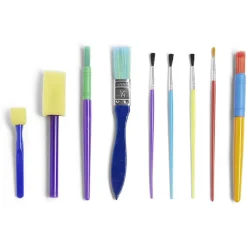 Lot de 9 pinceaux de peinture pour enfants