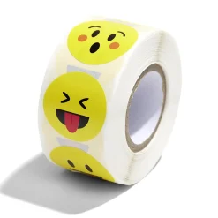 Lot de 500 stickers émojis Ø2,5cm