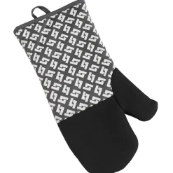 Lot gant + manique en coton et silicone